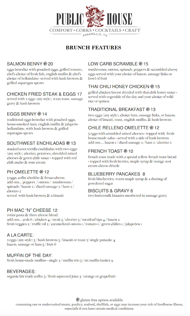 Menu Public House-10