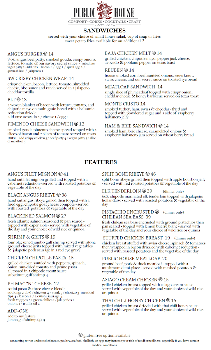 Menu Public House-3
