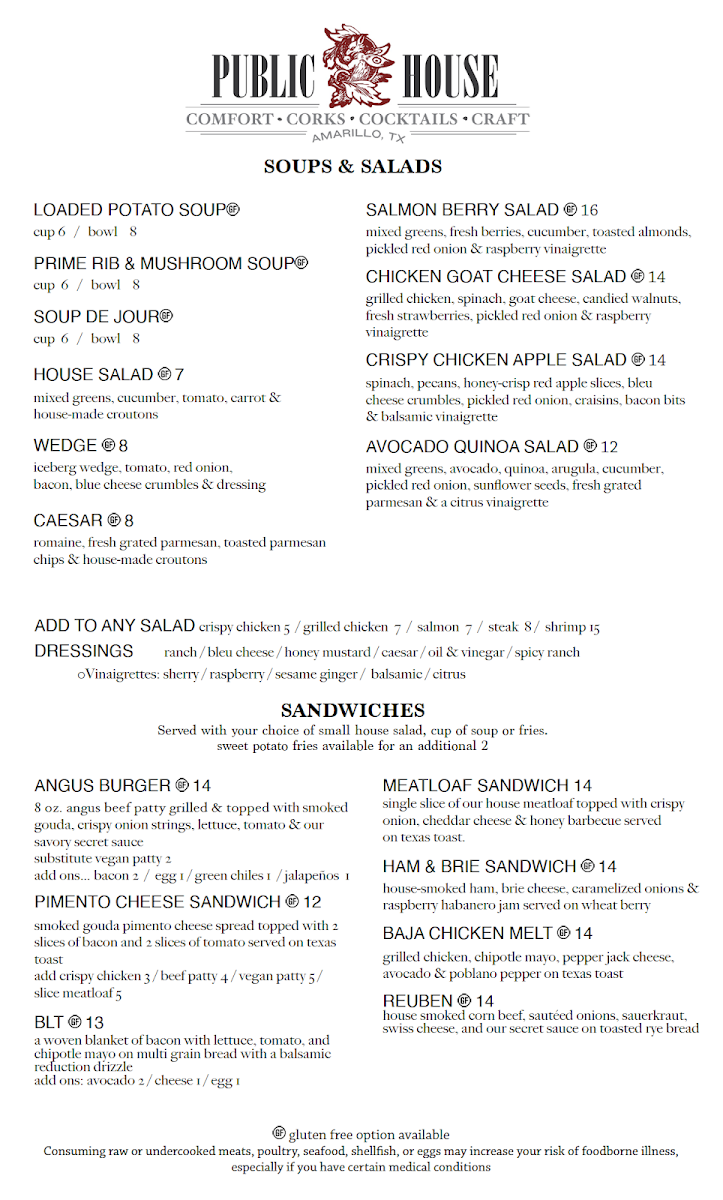 Menu Public House-5